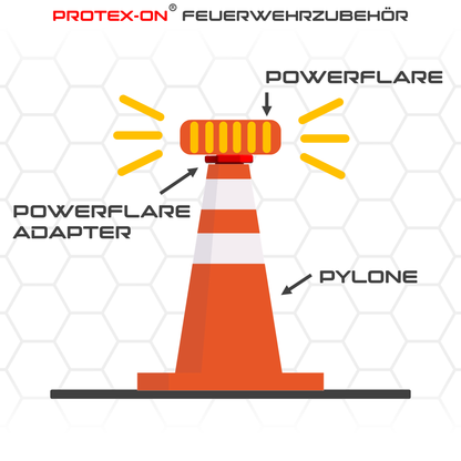 PowerFlair-Pylonenadapter (3er Set)