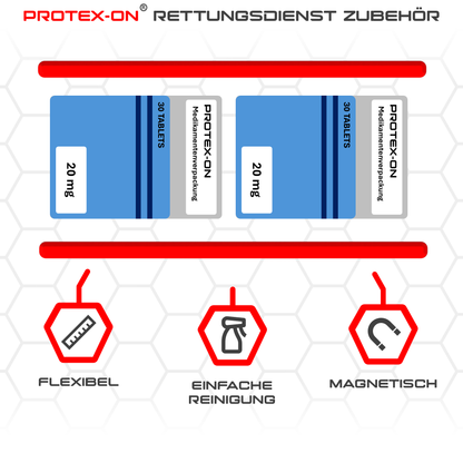 Magnetische Trennelemente für Medikamentenaufbewahrung