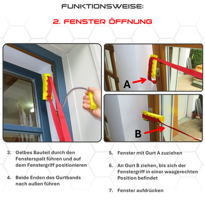 PROTEX-ON Kipp-Fensteröffner Pro für Feuerwehr, Polizei, Schlüsseldienst