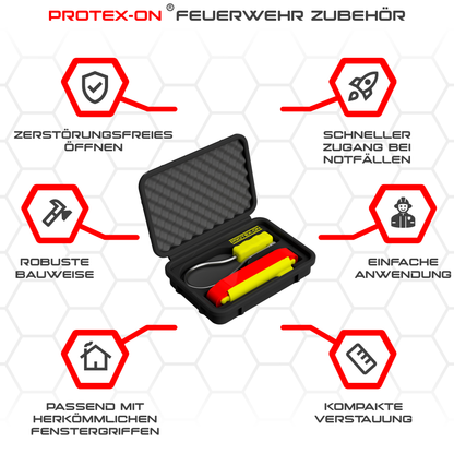 PROTEX-ON Kipp-Fensteröffner Pro für Feuerwehr, Polizei, Schlüsseldienst