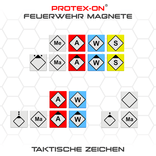 Taktische Zeichen Magnetset