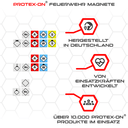 Taktische Zeichen Magnetset
