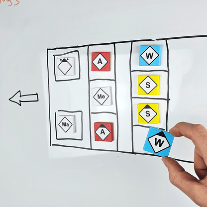 Taktische Zeichen Magnetset